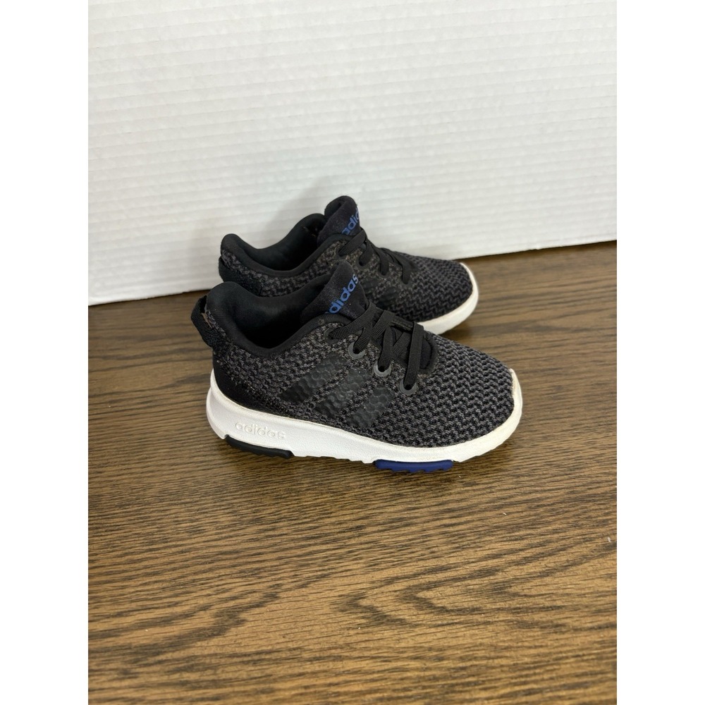 Adidas Toddler Racer TR 2.0 Black & Gray Size 6k Sneakers
